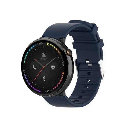 Foto - eses Silikonový řemínek pro Amazfit Nexo - Tmavě modrý