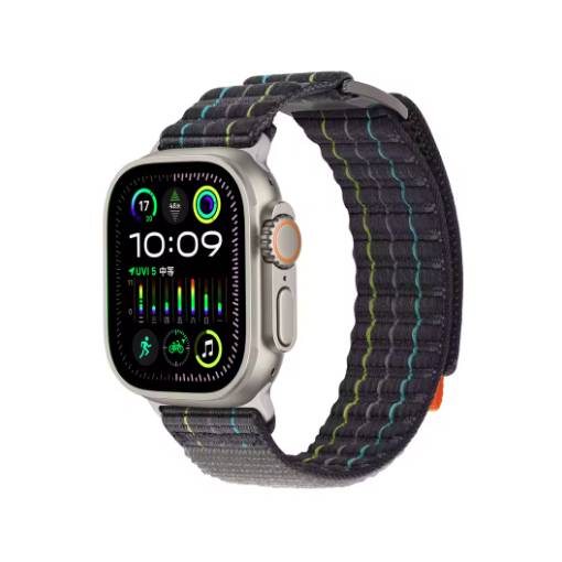 Foto - eses Nylonový strukturovaný řemínek pro Apple Watch - Šedý 42 mm, 44 mm, 45 mm, 49 mm