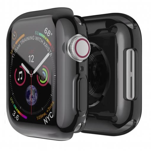 Foto - Silikonový kryt pro Apple Watch 10 42 mm - Tmavě šedý