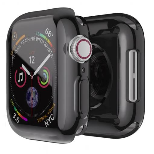 Foto - Silikonový kryt pro Apple Watch 10 46 mm - Tmavě šedý