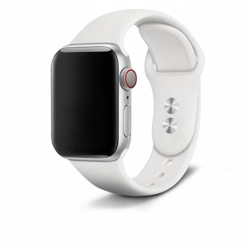 Foto - eses silikonový řemínek pro Apple Watch bílý S/M/L 42mm/44mm/45mm