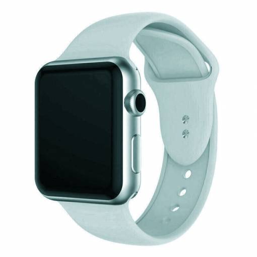 Foto - eses silikonový řemínek pro Apple Watch zelený S/M/L 42mm/44mm/45mm