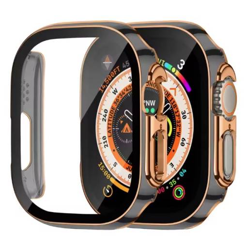 Foto - Ochranný kryt pro Apple Watch Ultra - Měděno černý, 49 mm