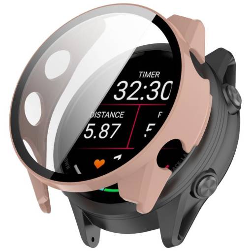 Foto - Ochranný kryt pro Garmin Forerunner 570 - Růžový, 42 mm