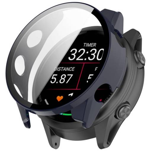 Foto - Ochranný kryt pro Garmin Forerunner 970 - Modrý