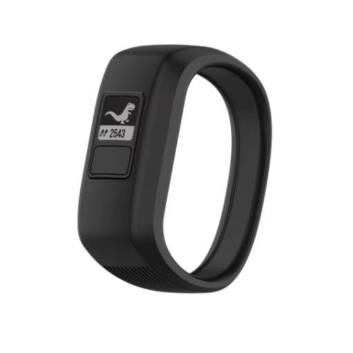 Foto - eses Silikonový náramek pro Garmin VívoFit Junior 1 a 2, Vívofit 3 - Velikost S, černý