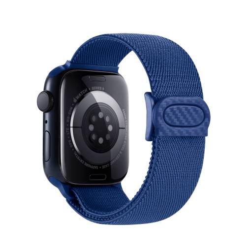 Foto - eses Nylonový elastický řemínek pro Apple Watch - Modrý 38mm, 40mm, 41mm