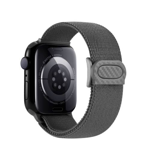 Foto - eses Nylonový elastický řemínek pro Apple Watch - Šedý 38mm, 40mm, 41mm