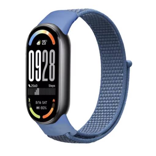 Foto - eses Nylonový řemínek pro Xiaomi Smart Band 8, 9 a 10 - Modrý