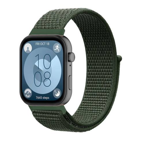 Foto - eses Nylonový řemínek pro Huawei Watch Fit 3, 4 a 4 Pro - Zelený