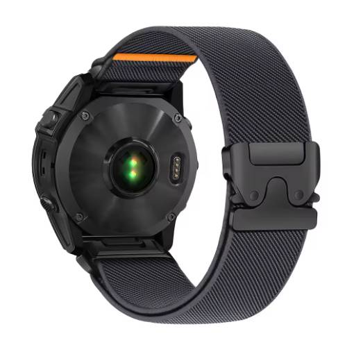 Foto - eses Nylonový elastický řemínek pro Garmin - Šedý, QuickFit 22 mm