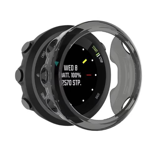 Foto - Silikonový rámeček pro Garmin Forerunner 45 - Černý