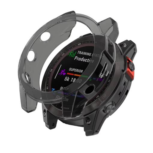 Foto - Silikonový rámeček pro Garmin Fénix 7 - Černý
