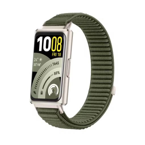 Foto - Nylonový řemínek pro Huawei Band 11 a Huawei Band 11 Pro - Khaki