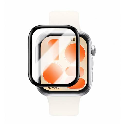 Foto - Ochranná fólie s černým okrajem pro Huawei Watch Fit 5