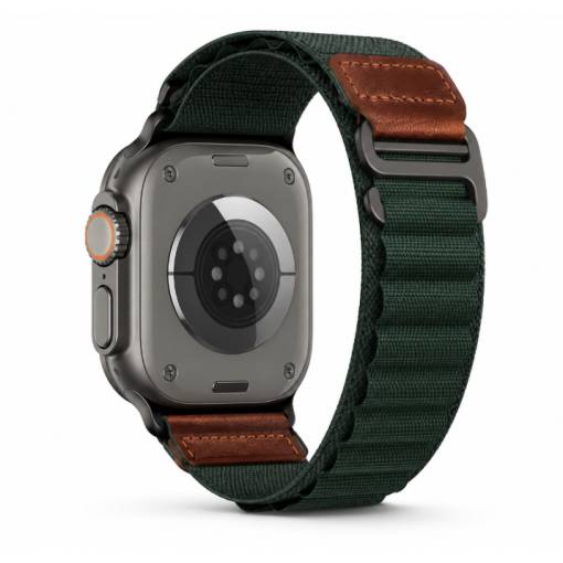 Foto - eses Alpský tah pro Huawei Watch Fit 3, 4, 4 Pro, 5 a 5 Pro - Tmavě zelený