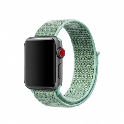 Foto - eses Nylonový řemínek pro Apple Watch - Světle zelený, 38mm/40mm/41mm