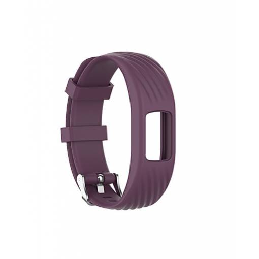 Foto - eses Silikonový řemínek fialový velikost L pro Garmin VivoFit 4