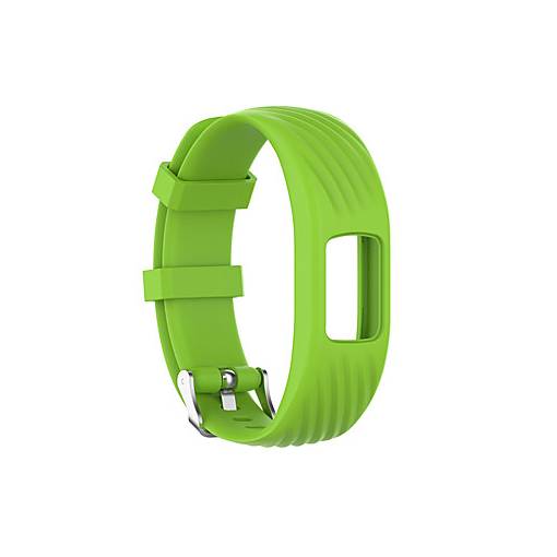 Foto - eses Silikonový řemínek pro Garmin VivoFit 4 - Velikost S, zelený