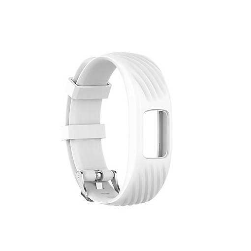 Foto - eses Silikonový řemínek pro Garmin VivoFit 4 - Velikost S, bílý