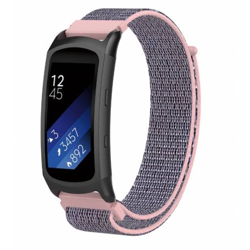 Foto - eses Nylonový řemínek růžový pro Samsung Gear Fit 2
