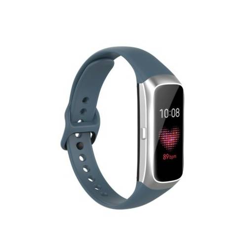 Foto - eses Silikonový řemínek pro Samsung Galaxy Fit - Modro šedý