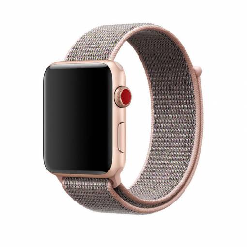 Foto - eses Nylonový řemínek pro Apple Watch - Růžový 38mm, 40mm, 41mm