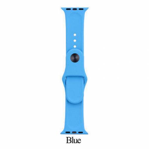 Foto - eses silikonový řemínek pro Apple Watch modrý 38mm/40mm/41mm