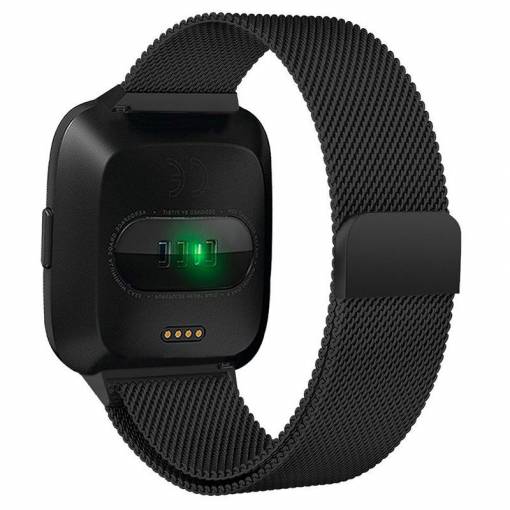 Foto - eses Milánský tah pro Fitbit Versa - Velikost S, černý