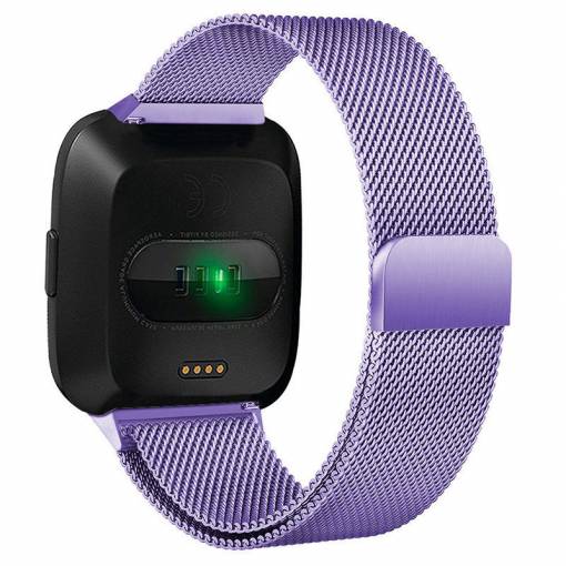 Foto - eses Milánský tah fialový velikost S pro Fitbit Versa