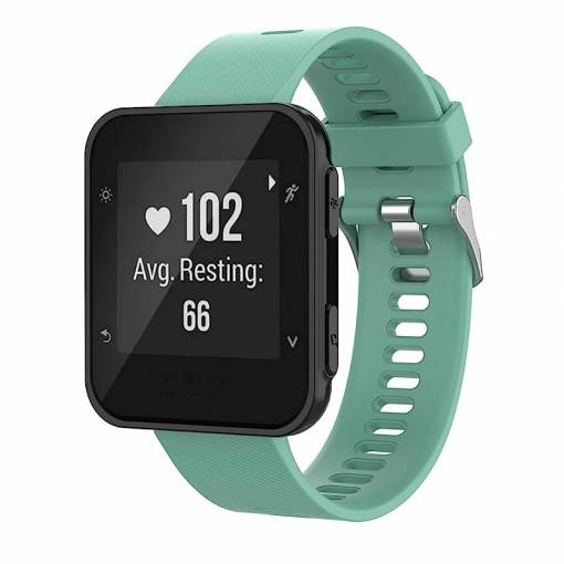 Foto - eses Silikonový řemínek pro Garmin Forerunner 30 a 35 - Mátový