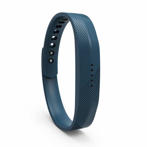 Foto - eses Silikonový řemínek tmavě modrý ve velikosti L pro Fitbit Flex 2