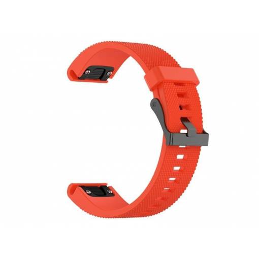 Foto - eses Silikonový řemínek pro Garmin - Oranžový, QuickFit 20 mm