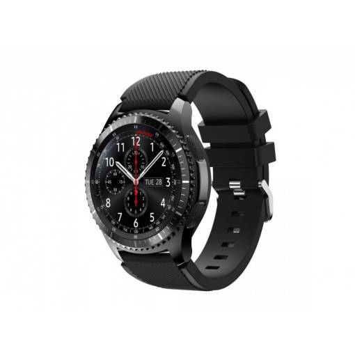 Foto - eses Silikonový řemínek černý pro Samsung Galaxy Watch 46mm