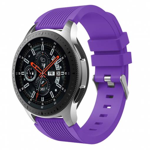 Foto - eses Silikonový řemínek fialový pro Samsung Galaxy Watch 46mm