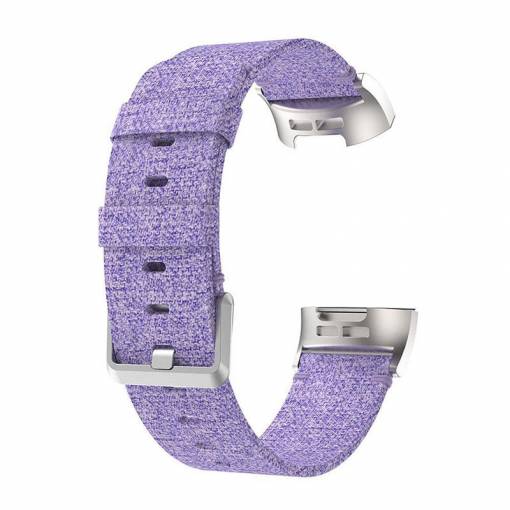 Foto - eses Nylonový řemínek fialový pro Fitbit Charge 3