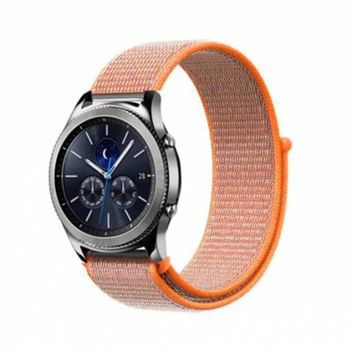 Foto - eses Nylonový řemínek oranžový pro Samsung Galaxy Watch 46mm
