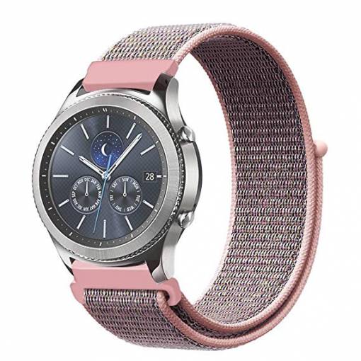 Foto - eses Nylonový řemínek světle růžový pro Samsung Galaxy Watch 42mm