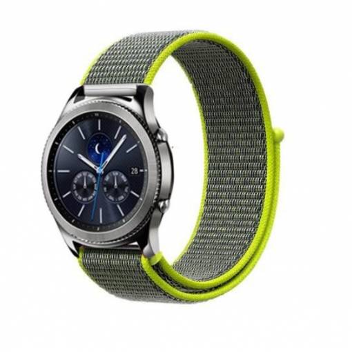 Foto - eses Nylonový řemínek zelený pro Samsung Galaxy Watch 46mm
