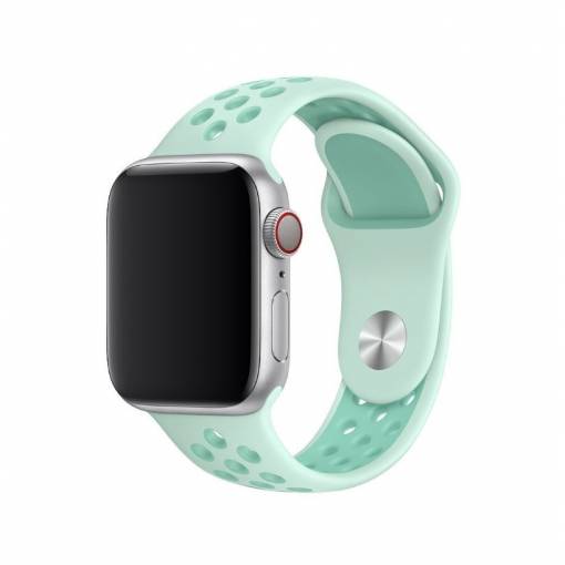 Foto - eses Silikonový řemínek pro Apple Watch - Mátový, S, M, L - 42mm, 44mm, 45mm, 49mm