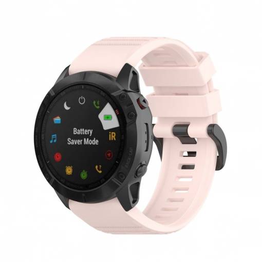 Foto - eses Sportovní silikonový řemínek pro Garmin - Světle růžový, QuickFit 26 mm