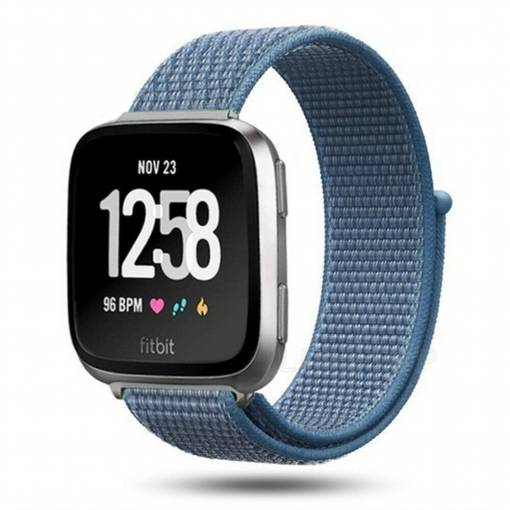 Foto - eses Nylonový řemínek pro Fitbit Versa - Modrý