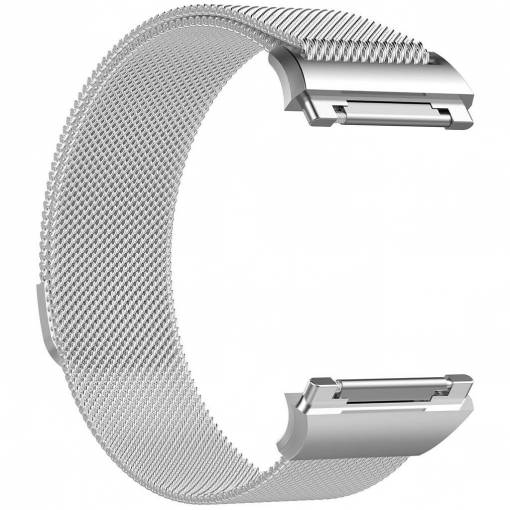 Foto - eses Milánský tah pro Fitbit Ionic - Velikost S, stříbrný