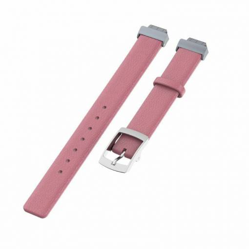 Foto - eses Kožený řemínek růžový pro Fitbit Inspire/ Inspire HR