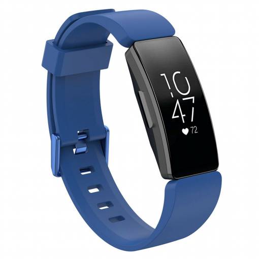 Foto - eses Silikonový řemínek pro Fitbit Inspire 1/2/HR, Ace 2/3 - Modrý