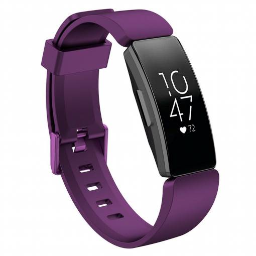 Foto - eses Silikonový řemínek fialový pro Fitbit Inspire/ Inspire HR
