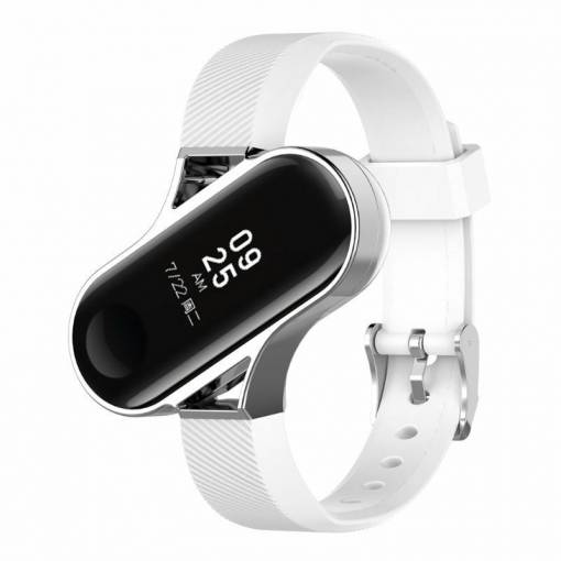 Foto - eses Náramek extravagantní bílostříbrný pro Xiaomi Mi Band 3