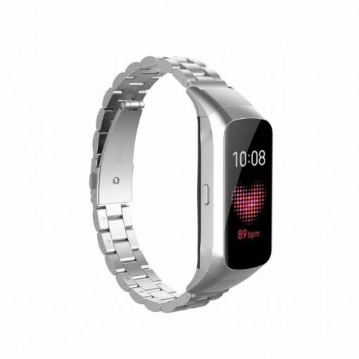 Foto - eses Kovový řemínek pro Samsung Galaxy Fit - Stříbrný