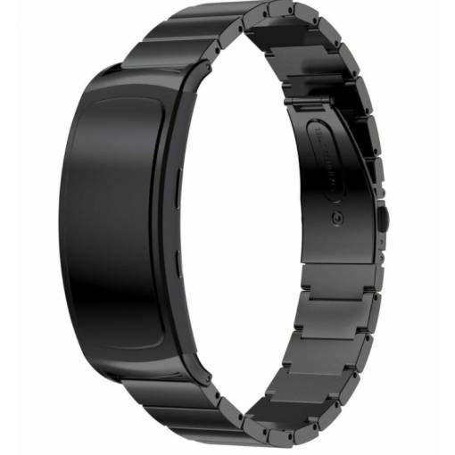 Foto - eses Kovový řemínek černý pro Samsung Gear Fit 2