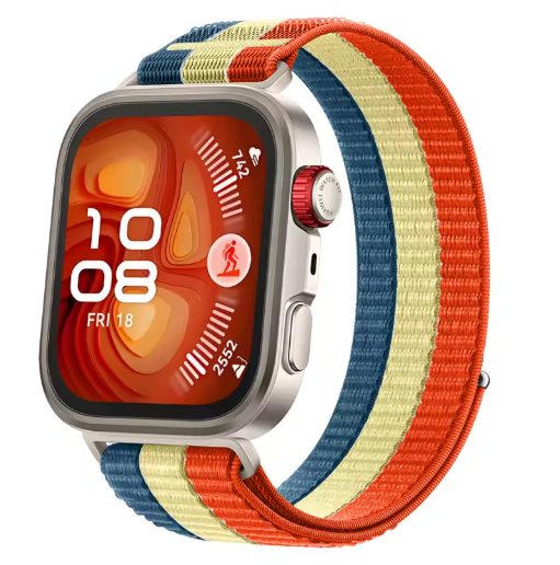 eses Nylonový řemínek pro Huawei Watch Fit 3, 4, 4 Pro, 5 a 5 Pro - Trikolóra